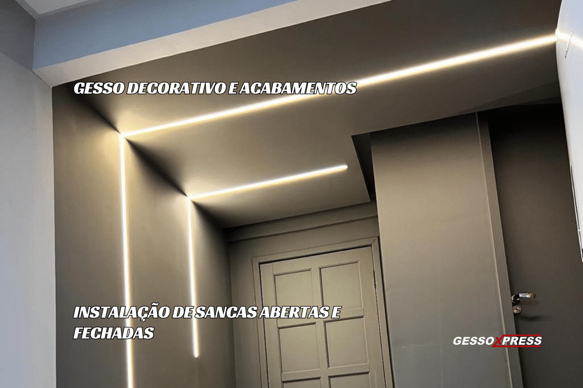 Gesso Decorativo e Acabamentos
